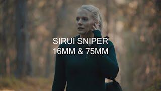 Sirui Sniper lens 16 and 75mm on Sony ZV-E1 at F1.2