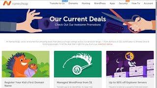 NAMECHEAP PROMO CODE MAY 2019  $1 HOSTING  $0.88 DOMAINS