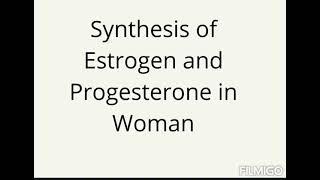 synthesis of estrogen and progesterone #mstutorialmaster #tutorialsfornutritionists