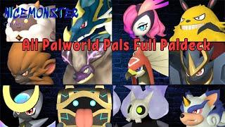 Palworld All Pals Full Paldeck Updated