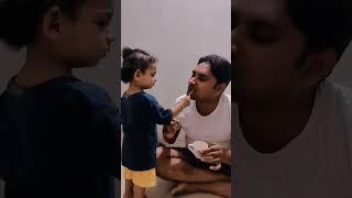 1st COVID ke bad pure 6th month ke bad Mayan apne papa se mila tha #cute#viralshorts