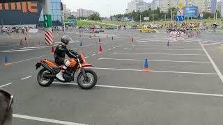 Motogymkhana Open Cup "BFOMS", stage 4 | Alexey Shpavda | M1nsk CX200 | heat 1 | 01:55:76 +1