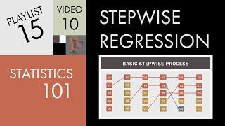 Statistics 101: Multiple Regression, Stepwise Regression
