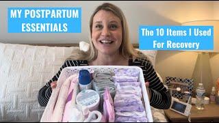 My Postpartum Essentials: The 10 Items I Used for Recovery