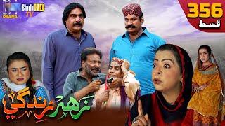Zahar Zindagi - Ep 356 | Sindh TV Soap Serial | SindhTVHD Drama