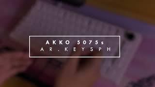 Akko 5075S sound test - Akko v3 cream yellow