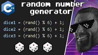 C++ create a random number generator 