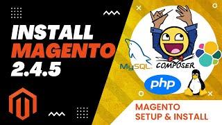 Install Magento 2.4.5, PHP 8.1, composer 2.4. Including Sample Data