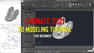 CadMate 2021 3D Modeling Tutorial For Beginner [COMPLETE]