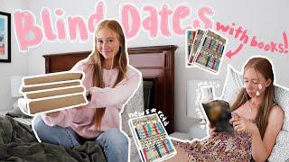 I went on 4 blind dates with books...  *cozy reading vlog*️