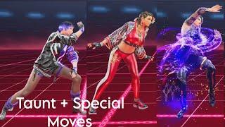 Tekken 8 All Characters Taunt & Special Moves