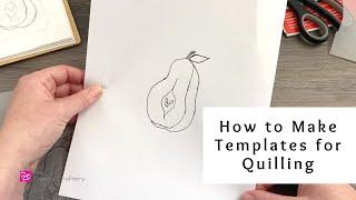 How to Make Templates for Quilling Crafts | Quilling for Beginners | Quilling Tips