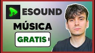 Cómo FUNCIONA ESOUND 2024  La MEJOR APLICACIÓN para ESCUCHAR MÚSICA GRATIS en IPHONE 🫵