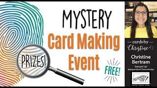 Mystery Card Night with Cards by Christine - July 2024