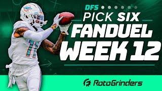 PICK 6 - FANDUEL NFL WEEK 12 DFS PICKS - ROTOGRINDERS