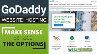 GoDaddy Website Options - Design, Hosting, DIY Builder, etc...