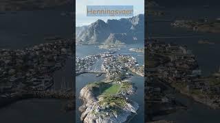 Hennigsvaer, Lofoten Islands, Norway | Mavic Mini 3 Pro | #shorts