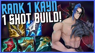 #1 KAYN WORLD INSTANT ONE-SHOT BUILD (1 AUTO 1 KILL) - League of Legends