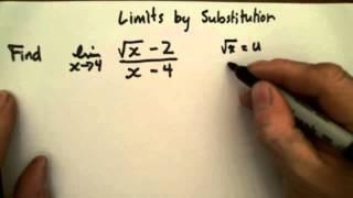 Limits By Substitution