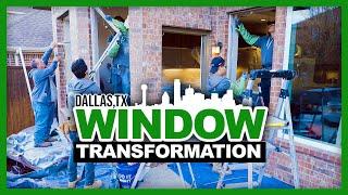 Major Home Window Transformation In Dallas TX