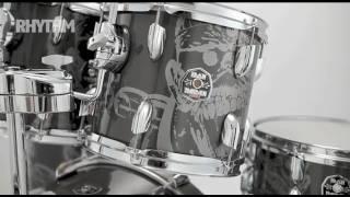 Rhythm Magazine exclusive first look at Premier's new Spirit Of Maiden Nicko McBrain kit