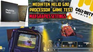 Mediatek helio G90t processor gaming test | max graphics settings  / call of duty mobile.