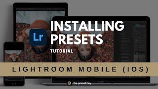 Installing Lightroom Presets in Lightroom Mobile on iPhone 2023