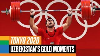   Uzbekistan's gold medal moments at #Tokyo2020 | Anthems
