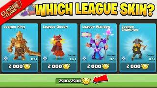 How I Got 2500 Cwl Medals - Which League Skin Should I Buy First in Clash of Clans!