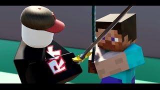 MINECRAFT VS ROBLOX Animated Short (Roblox 3D Animation)