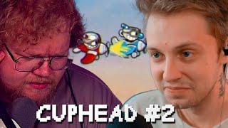 СТИНТ и T2x2 ИГРАЮТ В CUPHEAD #2 // ПРОХОЖДЕНИЕ