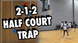 Crazy 2-1-2 Half Court Trap