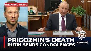 Prigozhin’s death: Putin expresses ‘condolences’ over plane crash