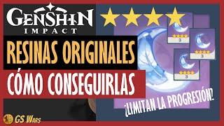 Cómo Conseguir RESINAS ORIGINALES | ¿Limitan la Progresión de Genshin Impact?