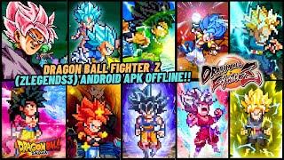 NEW UPDATE! Dragon Ball Fighter Z Pixel Mobile Android Offline - (Z Legends 3) All Dramatic Finish