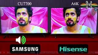 LED TV Showdown: Hisense vs Samsung - Which Should You Choose? | CU7700 VS A6K | Budget TV