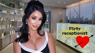 Flirty Receptionist●Roleplay ASMR●soft spoken●typing sounds