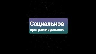 Социальное программирование . Как перестать жить чужой жизнью.