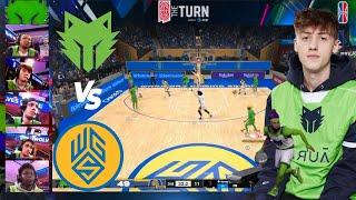 T-Wolves Gaming faces Warriors Gaming Game 1 of 3 NBA 2K League 5v5 June 13, 2024