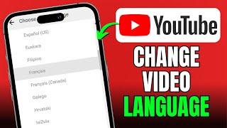 How To Change Video Language In YouTube