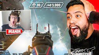 Apex NOOBS react to Mande!! (INSANE MOVEMENT!!)