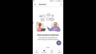 Teams-videokokoukseen liittyminen edu.hel.fi-sähköpostiosoitteella ja mobiilina