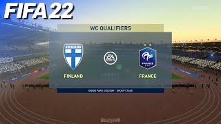 FIFA 22 - Finland vs. France (World Cup Qualifiers) | PS5