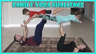 FAMILY YOGA CHALLENGE | BOYS VS. GIRLS | We Are The Davises