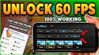 HOW TO UNLOCK60 FPS IN EVERY ANDROID  GET 60 FPS IN LOW DEVICES / UPDATE 3.2  PUBG|BGMI