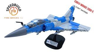 COBI® Mirage 2000-5 Jet set 5801 brick Speed Build Review skale 1:48