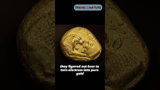 Lydians' Electrum Refining Breakthrough & Bimetallic Coins (550 BC) #shorts #didyouknow