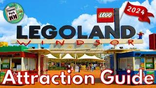 LEGOLAND Windsor ATTRACTION GUIDE - 2024 - All Rides & Shows - UK