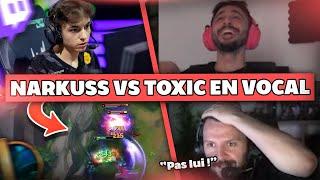 NARKUSS TOMBE SUR UN TOXIC EN VOCAL, TIKY RÉAGIT - Best Of LoL #777 Réactions