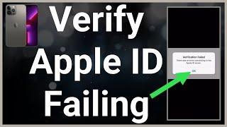 How To Fix Verification Failed Connecting To Apple ID Server